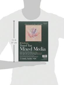 62462209-62462209 - Papel Mixto tonificado para Medios de comunicación tonificados - 45,72 x 60,96 cm (18 x 24 pulgadas) - Ver 2