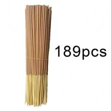 29/77/129/189pcs Sandalwood Incense Sticks, Natural Bamboo Stick Incense, Suitable For Temple, Worship, Meditation, Indoor & Outdoor Home Use - Purify The Mind, Purify The Air, Relax And Meditate