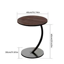 Living Room Round Anti-Collision Corner Coffee Table,Sturdy Metal Frame, Easy To Assemble,Suitable For Living Rooms, Dining Rooms, Bedrooms, And Courtyards