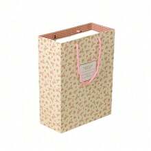 Fresh Rose & Small Flower Decor Paper Bag, Gift Packaging Bag For Party Or Presents - Multicolor - View 4