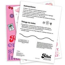 Xo Fetti Pastel Rainbow Temporary Tattoos 50 Iridescent Foil Styles Preppy Birthday Party Supplies  Party Favors Party Vibes Only6eds2 - Birthday - View 7