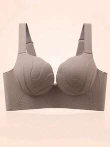 5-Pack Women's Underwear Bra Solid Color Seamless Gathering Big Breasts To Make Them Look Smaller And Smaller, And To Prevent Sagging, Adjustable Type, No Steel Ring Bra, Casual And Comfortable, Non-Removable Breast Pads For Women - Nhiều màu - Xem 5