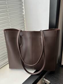 High Capacity Tote Bag, Casual Daily Versatile Personalized Tote Bag, Fashionable Medium Handbag