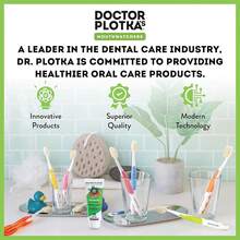 MOUTHWATCHERS 儿童软牙线牙刷，粉色，超洁净手动牙刷，适用于敏感牙齿和牙龈，Plotka 博士出品，重返校园 - 黃色 - 查看 8