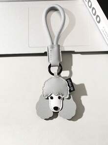 皮革猫狗吊坠、雪纳瑞、牧羊犬包包吊饰钥匙扣、哈士奇皮革汽车钥匙扣、狗背包吊饰、皮革狗吊坠、包包吊饰、可爱动物吊饰、小猫咪吊饰、小猫咪包包吊饰 - 彩色 - 查看 4