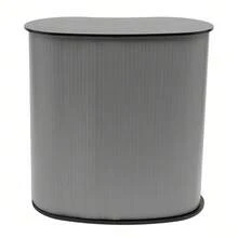 Counter Reception Desk Office Exhibition Stand Pop Up Podium Trade Show Table - Black - View 1