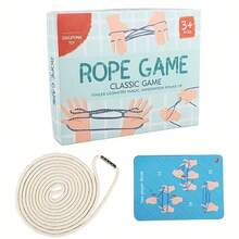 Classic Traditional Flip Rope Game Children's Innovative Ability Enlightenment Educational Toys Fun Interactive Rope Game - Multicolor - View 2
