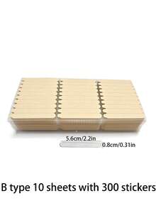 330 片透明指甲胶带双面胶，易于移除且无残留，适用于指甲贴、美甲用品、美甲工具、美甲工具、返校、指甲、按压指甲的美甲工具