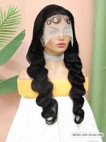 Body Wave 360 Full Lace Human Hair Wig With Breathable Inner Net Design Lace Frontal Wig For Women 360 Lace Front Wigs Natural Look Versatile Styling Options 150% Density