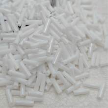 600 Pcs 2*7mm Magic Glass Beads DIY Cross Stitch Beaded Material Bracelet Necklace Accessories