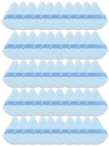 50/5个装 天鹅绒三角粉扑 面部化妆工具 气垫粉扑 可重复使用化妆海绵 化妆小工具 散粉扑 干湿两用粉扑 炎热天气化妆必备 沙滩化妆工具 适合夏季旅行化妆工具 粉底霜气垫夏季美容工具 夏至促销，化妆，便宜，房间装饰，梳妆台，旅行，卧室，化妆配件，粉扑，美妆蛋，粉扑，化妆海绵，便宜，圣诞礼物，化妆，化妆工具，便宜货，礼物，女士礼物，圣诞礼物，赠品，旅行，便宜货，旅行必备 - 藍色 - 查看 8