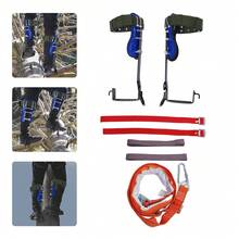 2 Gear Tree Climbing Spikes W/Harness Safety Adjustable Belt Tree Climbing Set ! - Multicolor - View 3