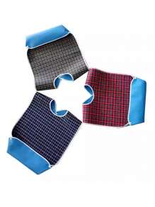 Waterproof Adult Mealtime Bib Cloth Reusable With Crumb Catcher Stylish Clothing Protectors For Elderly Disability Aid Apron Senior Citizen