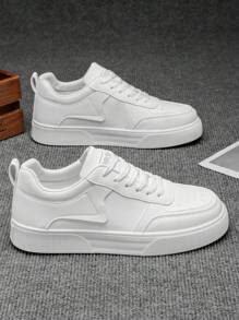 2025 Men's Casual White Sneakers, Skateboard Shoes, Leisure Sports Shoes