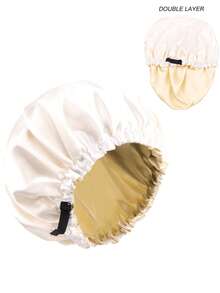 Women's Reversible Double-Sided Adjustable Satin Sleeping Cap Bonnet, Heat Caps For Beauty Treatment Sleep Bonnet - DX10A - View 22