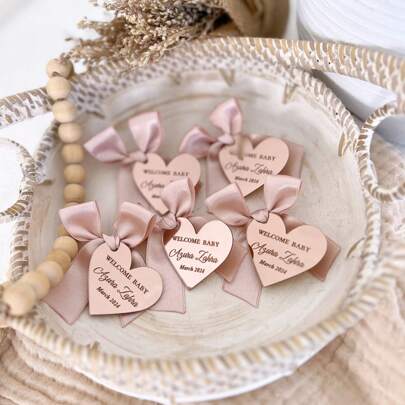 Custom Heart Shape Name Tag, Wedding Gifts Favor Tag, Birthday Gift Tag, Rose Gold Acrylic Mirror Tag, Baptism Favor Tag, Thank You Heart Tag,Christmas Gifts Tag,Art Activities For Youth,Home & Living,Haunt Your Home, Autumn Home Refresh