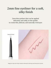 Clio Sharp So Simple Waterproof Eyeliner Pencil 02, Smooth Application, High Pigmentation, Long-Lasting And Smudge-Proof, Self-Sharpening, Easy To Apply, Beginner-Friendly, Suitable For Daily And Occasion Makeup, Korean Cosmetics, 0.14g/0.005oz - 02 - View 4