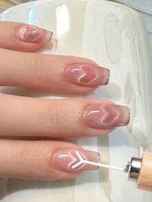 2件套心形猫眼美甲工具套装，含2个圆柱形磁铁，低致敏性，无磁性，是喜爱猫眼美甲的女士的最佳节日礼物，适合美甲沙龙和美甲店打造猫眼美甲，美甲用品，美甲工具，美甲工具，返校季必备 - 銀色 - 查看 6