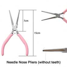 Jewelry Pliers Tools Needle/Chain Nose Pliers, Round Nose Pliers And Wire Cutter For Jewelry Repair Wire Wrapping DIY Craft