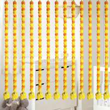 New Marigold Flower Garland For Mantle Hanging Artificial Bells Diwali Garland Wreath For Door Home Party Decoration, Christmas, Christmas Decorations, Christmas Decoration, Bathroom Decor, Bathroom Decor And Accessories, Bathroom Decor And Accessories, Halloween Decor, Halloween, Home Decor, Wall Decor, Halloween Decor, Christmas Decor Home, Christmas Decorations, Christmas Decoration - 多彩的 - 查看 5