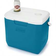 Chiller 30qt Insulated Portable Cooler With Ice Retention And Large Carry Handle Made In USA - Blue-Ocean - View 4