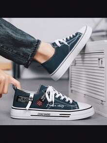 男士透气帆布鞋，舒适软底休闲运动鞋，适合学生，夏季 - 彩色 - 查看 7