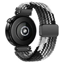 Mazoft 编织运动表带兼容三星 Galaxy Watch Band 7/FE/6/5/4/3 & Watch 5 Pro & 6/4 Classic & Gear S3/S2，20mm & 22mm 表带兼容三星手表 47mm 46mm 45mm 44mm 40mm 43/42/41mm 兼容华为