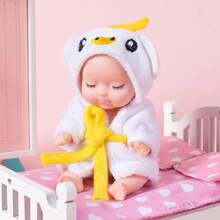 Mini Realistic Baby Dolls Bathrobe Design 6 Pieces 12 Cm Height - Bathrobe - View 6