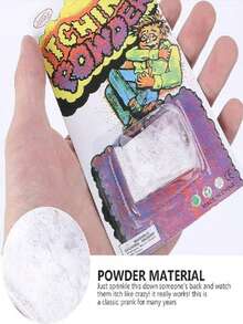 1pc 2025 New Novelty Itching Powder, Safe And Practical Joke Prop For Birthday Parties, April Fools' Day Pranks, Stress Relief Toy, Perfect Gift For Christmas, Valentine's Day, Halloween - Multicolor - View 7