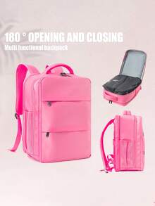 1 Piece Intelligent Vacuum Compression Large Capacity Lightweight Backpack Efficiently Saves Space And Protects Items Multifunctional Travel Backpack Luggage Bag/Outdoor Backpack Suitable For Hiking, Camping, Vacation, Business Trips And Daily Commuting For Men And Women Travel Essentials Travel Accessories Travel Bag Vacation Holiday Back To School School Stuff Packing Cubes Dorm Room Essentials College - Multicolor - View 18