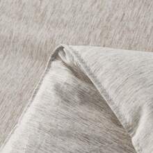Summer Textured Fat Comforter Set, 2/3-Pcs Bed Comforter Set,Chic Soft Breathable Comforter Summer Bedding Set, Suitable For All Seasons, Vacuum Compression Package, 1 Or 2 Pillowcases And 1 Comforter, Premium Hotel Room Decor, Wonderful Gift. - 卡其色 - 查看 7