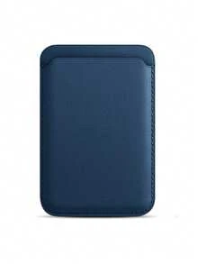 Apple Magsafe Leather Magnetic Adhesive Card Slot PU Leather Card Holder