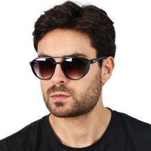 Boss Doha Men's Steampunk Sunglasses - Grey - View 2