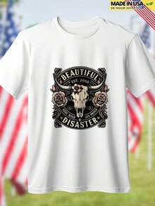 Stay Wild 100 Proof Est 2008 Mens T Shirt Cool Graphic Tee Vintage Style Casual Top Gift For Him  Unique Outfit Summer Fashion - trắng - Xem 4
