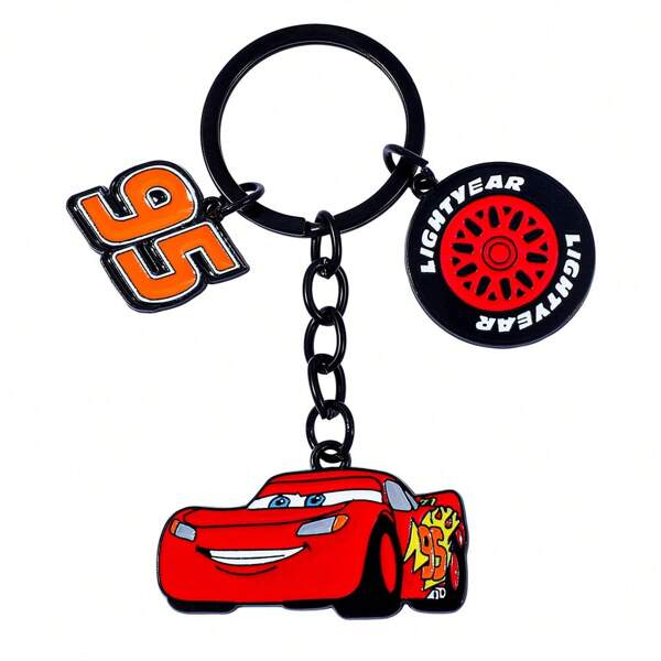1 buc desene animate animate Cars Fulger McQueen Passion Racing Kawaii breloc geantă decorare pandantiv rucsac pentru școală