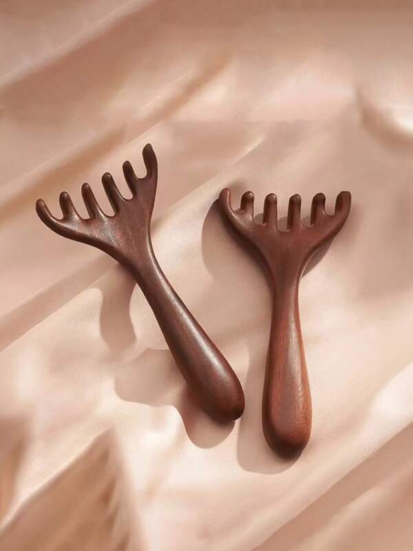 2PCS-Six Claw Comb, Deer Horn Comb, Massage Comb, Scalp Massage, Neck Plastic Meridian Dredging, Head Massage, Scraping Device, Easy To Curl Hair, Not Easy To Damage Hair Follicles, Hair Quality Multi-Color Smooth Hair Handle Comb, Head Massage Comb, Material PP Solid Color Jelly Color Air Comb, Can Be Given As A Gift During Festivals, Hair Styling, Hair Stuff, Comb Hair ,Hair Accessories, Hair Styling Kit, Hair Tool Kit, Hairstyling Set