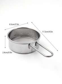1pc Stainless Steel Flour Sifter, Hanging Kitchen Tool Mini Fine Mesh Flour Sieve Strainer Filter Matcha Powder Coffee Powdered Sugar Sifter Baking Tool Kitchen Accessory