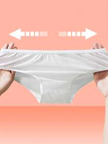 5pcs/Pack Disposable Women's Panties, For Outdoor/Pregnancy/Postpartum, Travel Underwear, Non-Woven Material