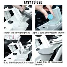 高效玻璃清洁湿巾 - 快速去除油污、灰尘、虫子残留物和鸟粪，恢复玻璃透明度。适用于挡风玻璃、侧窗、后视镜