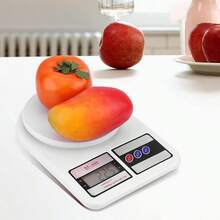 Digital Scale Kitchen Gram Weighs From 1 Gram To 5 Kilos - White - View 2