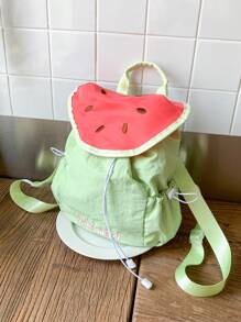 1pc New Cute Girl Niche High-End Nylon, Various Fruit Bags, And Fashionable New Bags, Fresh And Dopamine Color Matching, New Youth Girl Style, Can Be Cross-Body, Shoulder Straps Are Adjustable, Casual And Fashionable, Very Suitable For Taking Out To Play And Can Also Be Given As Gifts To Friends