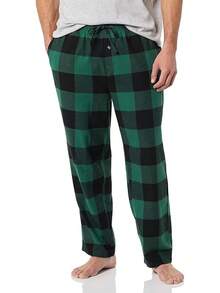 Essentials Men's Flannel Pajama Pant - Verde - Ver 5