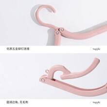 Cuier pliabil ultraportabil pentru haine, pentru călătorii și uz casnic - Organizator de haine ușor, care economisește spațiu, cu brațe reglabile, design pliabil, construcție durabilă din oțel, cârlige cu prindere rapidă, accesorii versatile pentru dulap, spălătorie, cămin, camping și escapade de weekend; Suport compact, pliabil, care maximizează spațiul din dulap - Multicolor - Vizualizare 5