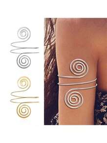 espiral brazalete remolino Brazalete brazalete Brazalete Pulsera egipcio Disfraz Accesorio
