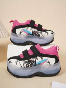 4-Wheel Heelys Girls Roller Shoes, Kids Rollerskates New Spring Autumn - Hot Pink - View 4