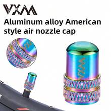 Nắp van lốp xe VXM bằng hợp kim nhôm nhiều màu sắc, phù hợp cho xe đạp leo núi và xe đạp đường trường, phụ kiện chống bụi. - Nhiều màu - Xem 7