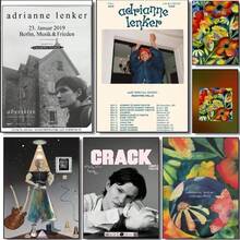 1/3PCS Optional Frame Posters Wall Arts Pop Adrianne Lenker - Songs Album Art Poster HD Home Living Room Bedroom Bar Aesthetic Decoration - Multicolor - View 1