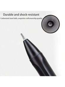 10支装半凝胶笔，黑色、蓝色和红色，0.7毫米，书写流畅，办公用品，学校用品，女士礼物，用于记笔记、绘画，学校办公用品，返校必备品。