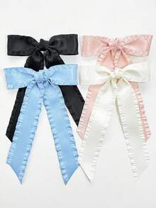 褶皱蝴蝶结发夹，森林风格，优雅百搭，可固定于脑后，亦可作发爪夹、发夹、发卡、发夹等使用。