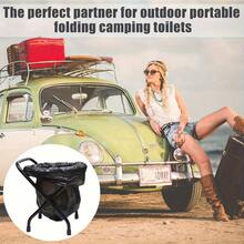 50 كيس جيل للمرحاض المحمول و أكياس مرحاض للتخييم - بلا رائحة ، مانع للتسريب للتخييم والمغامرات الخارجية - مثالي لجرادل 5 جالون والمراحيض المحمولة ، مرحاض محمول للتخييم